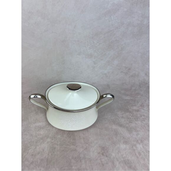 Vintage Lenox Moonspun Sugar Bowl - Picture 3 of 9